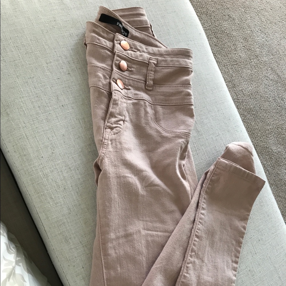 Charlotte Russe light pink jeans