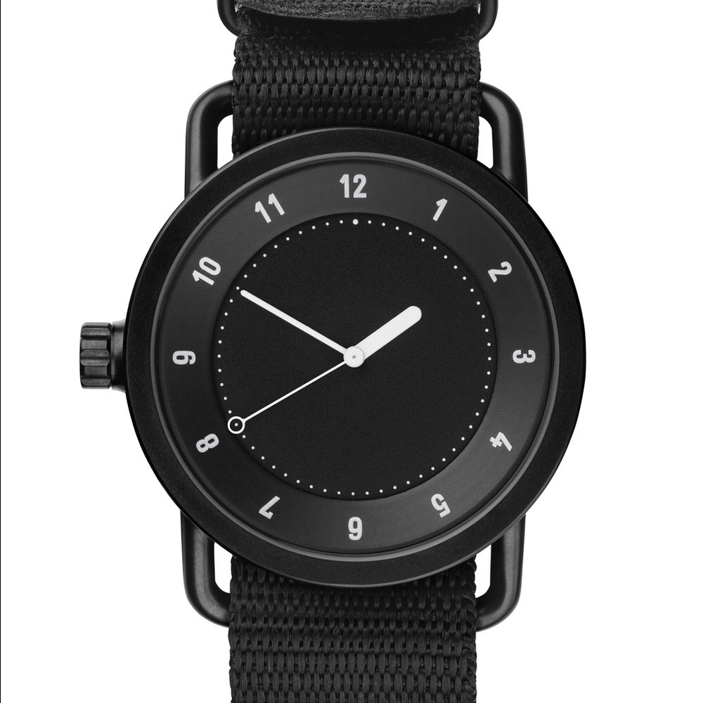 SOLD* TID No. 1 Watch 40mm Black /Black  Wristband