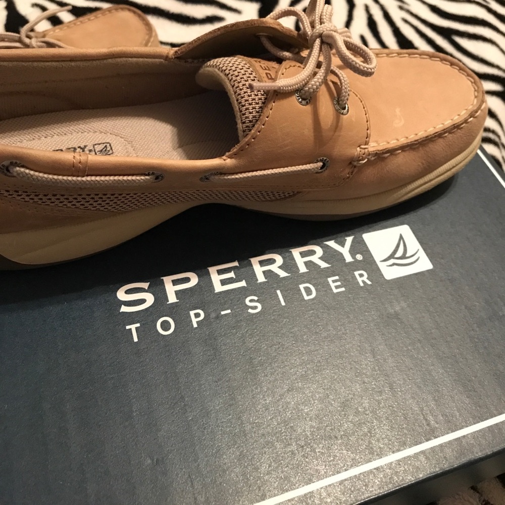 Tan Sperry Top-Sider Shoes