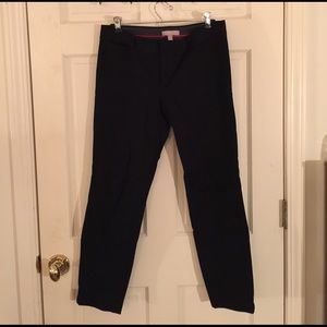 Banana Republic Sloan skinny black trousers sz 6