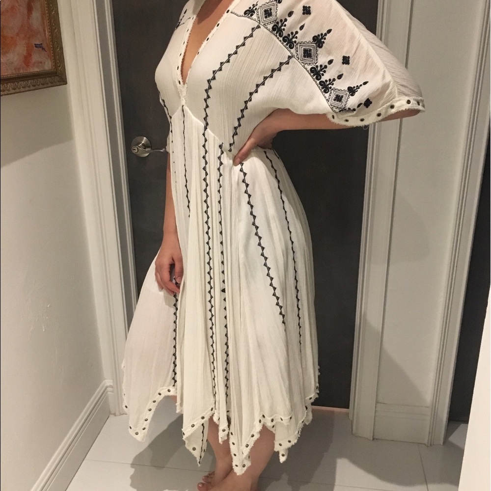 RALPH LAUREN DENIM & SUPPLY MIDI EMBROIDERED DRESS - Picture 1 of 4