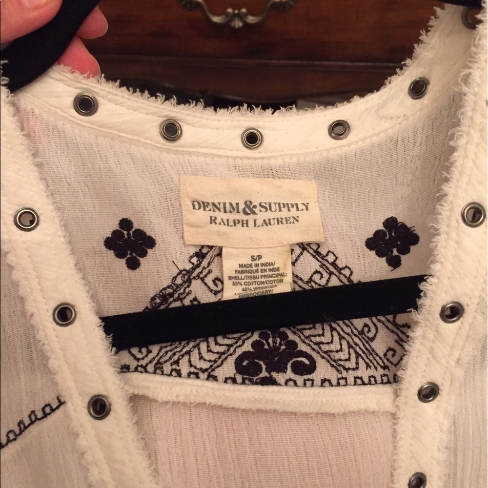 RALPH LAUREN DENIM & SUPPLY MIDI EMBROIDERED DRESS - Picture 3 of 4