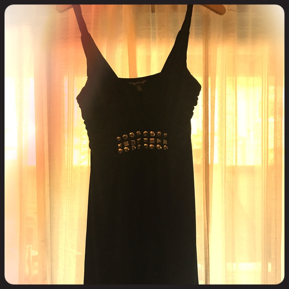 Stretchy little black dress size XL
