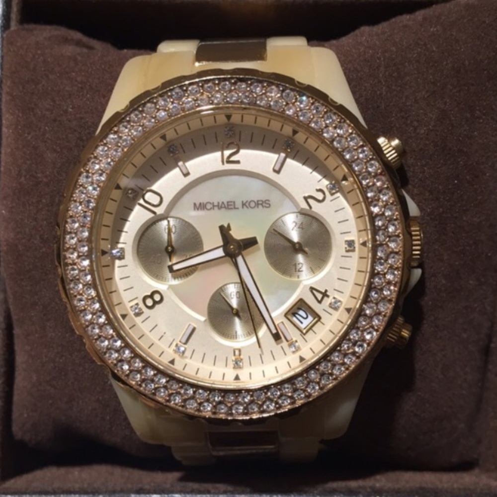 Gold Michael Kors watch