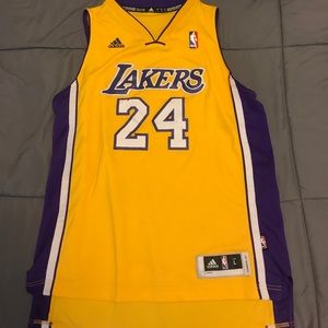 Embroidered Kobe Bryant adidas lakers jeresy