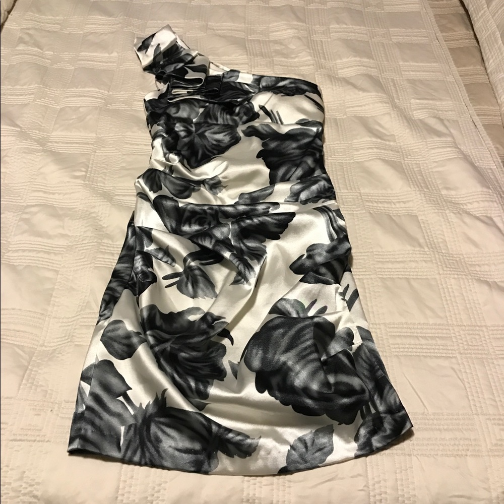 NWOT Satin floral dress