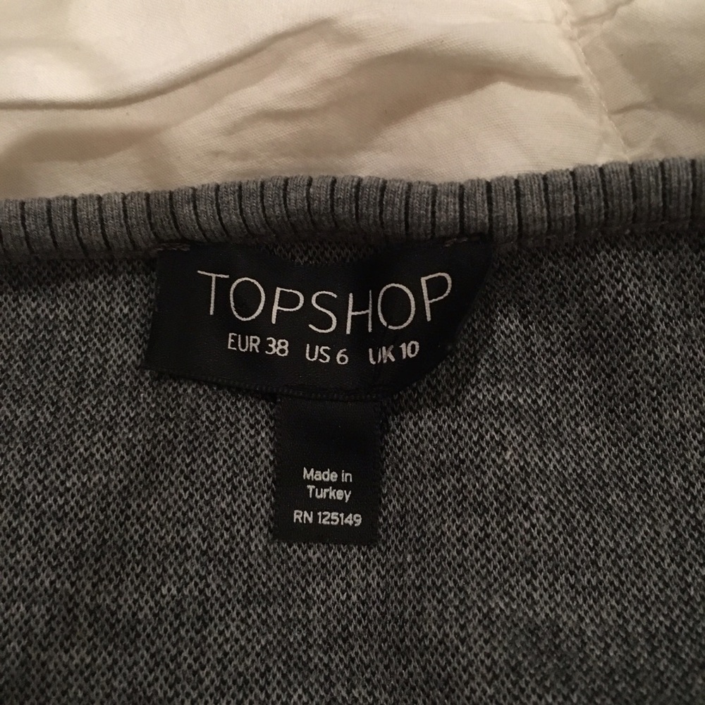 TOPSHOP 🌵 Ribbed Crop Top - Picture 2 of 2