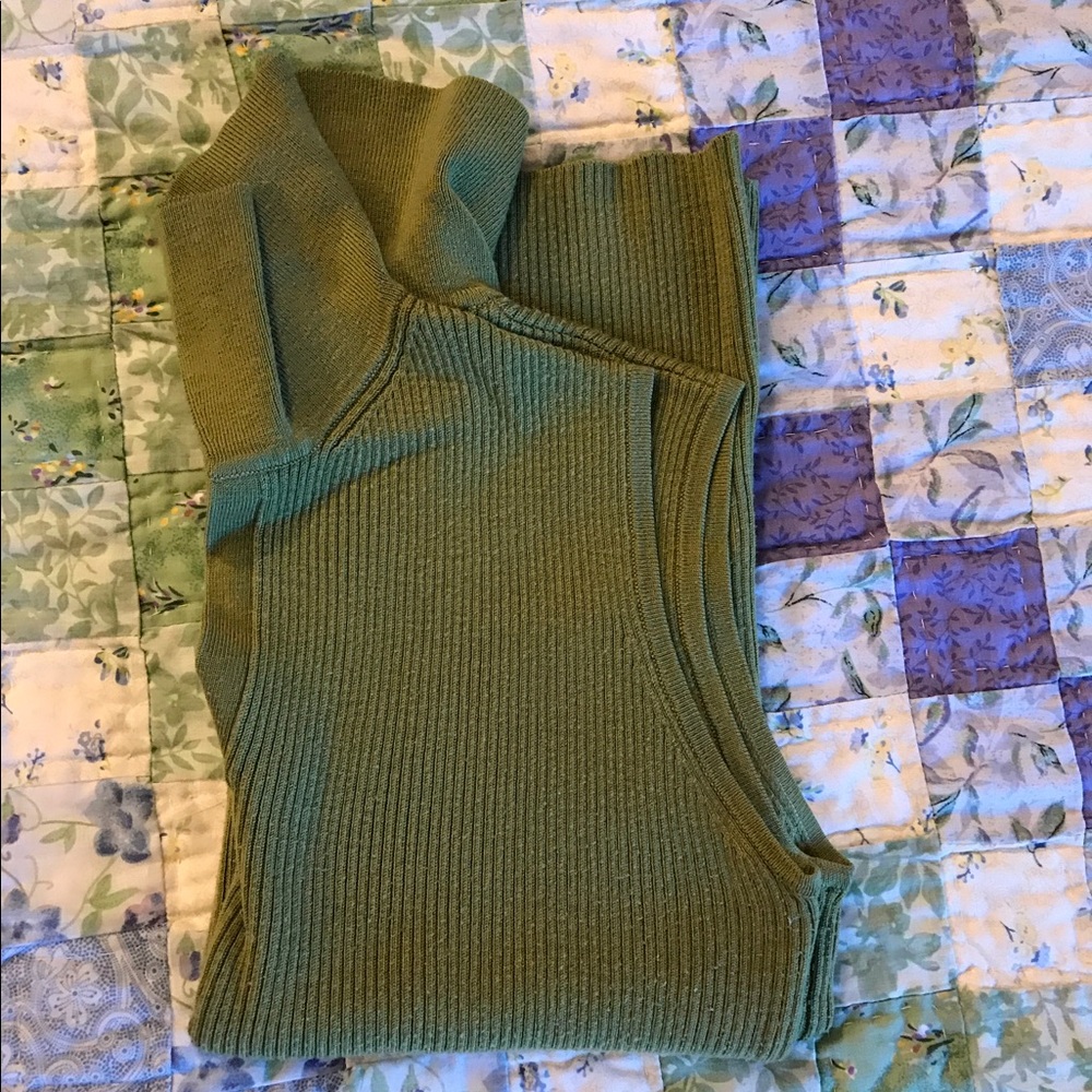 Classy Olive Green Tank Top