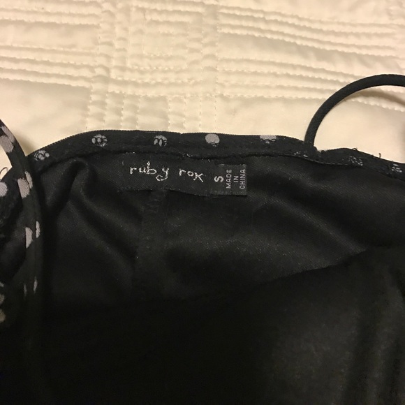 Black and white polka dot dress - Picture 2 of 2