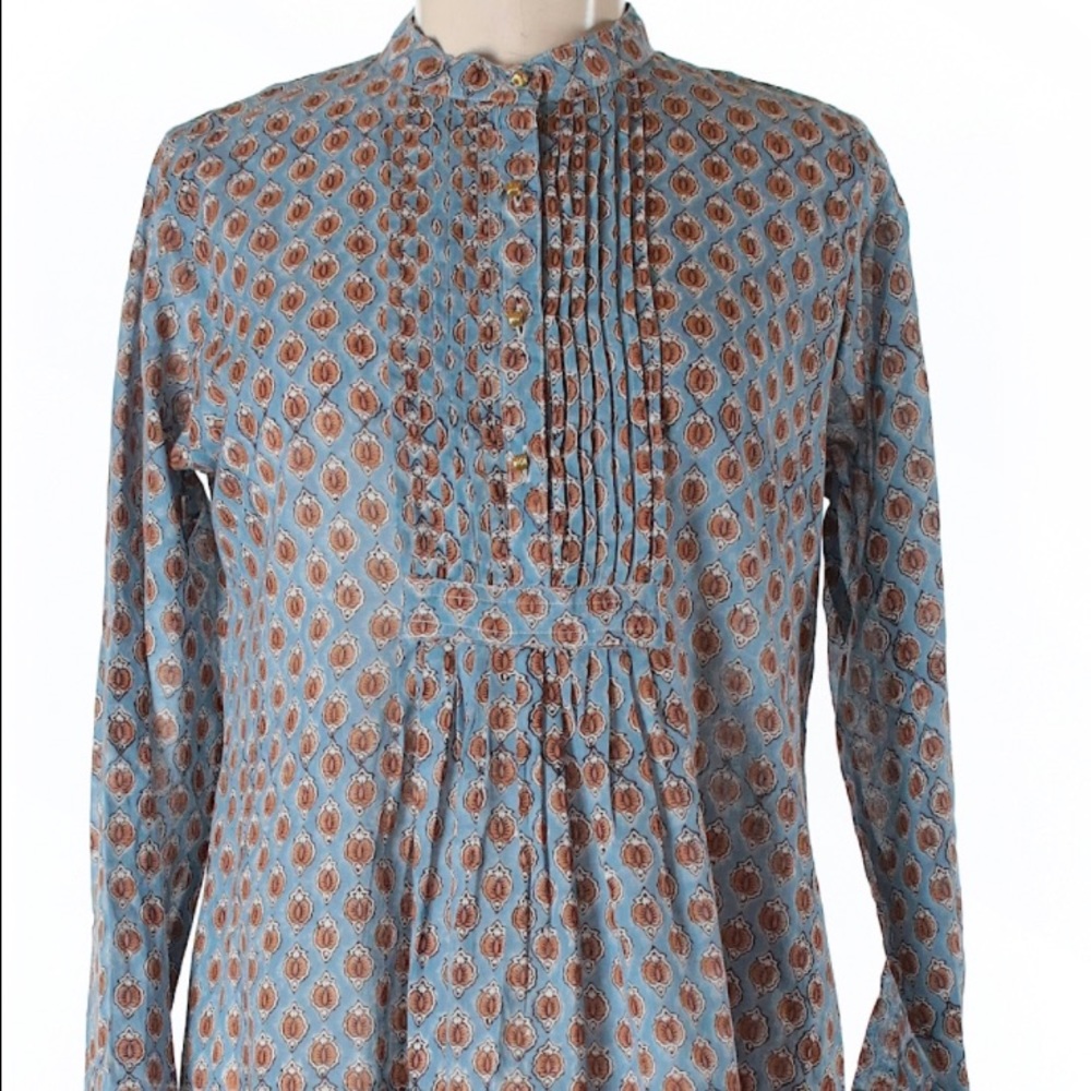 Roberta Roller Rabbit blouse. 100% cotton.