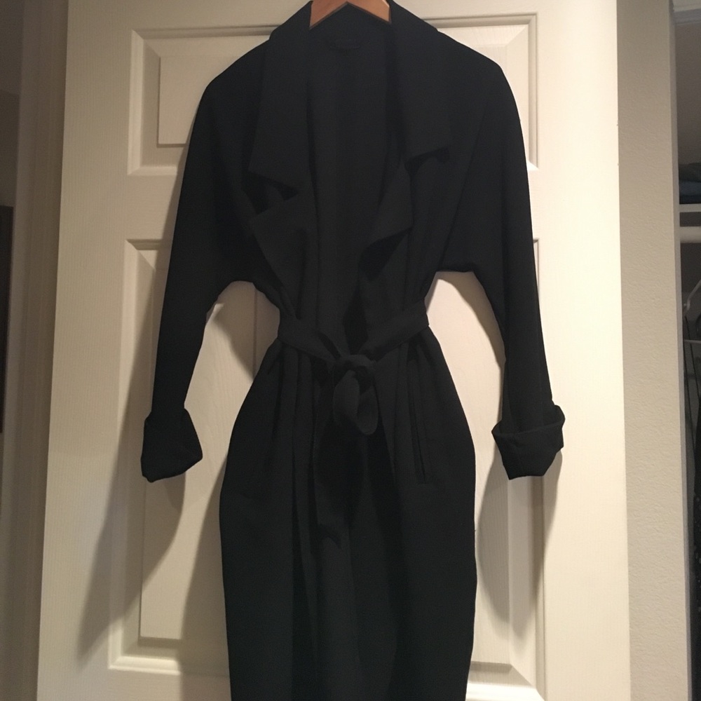 TOPSHOP Black Duster