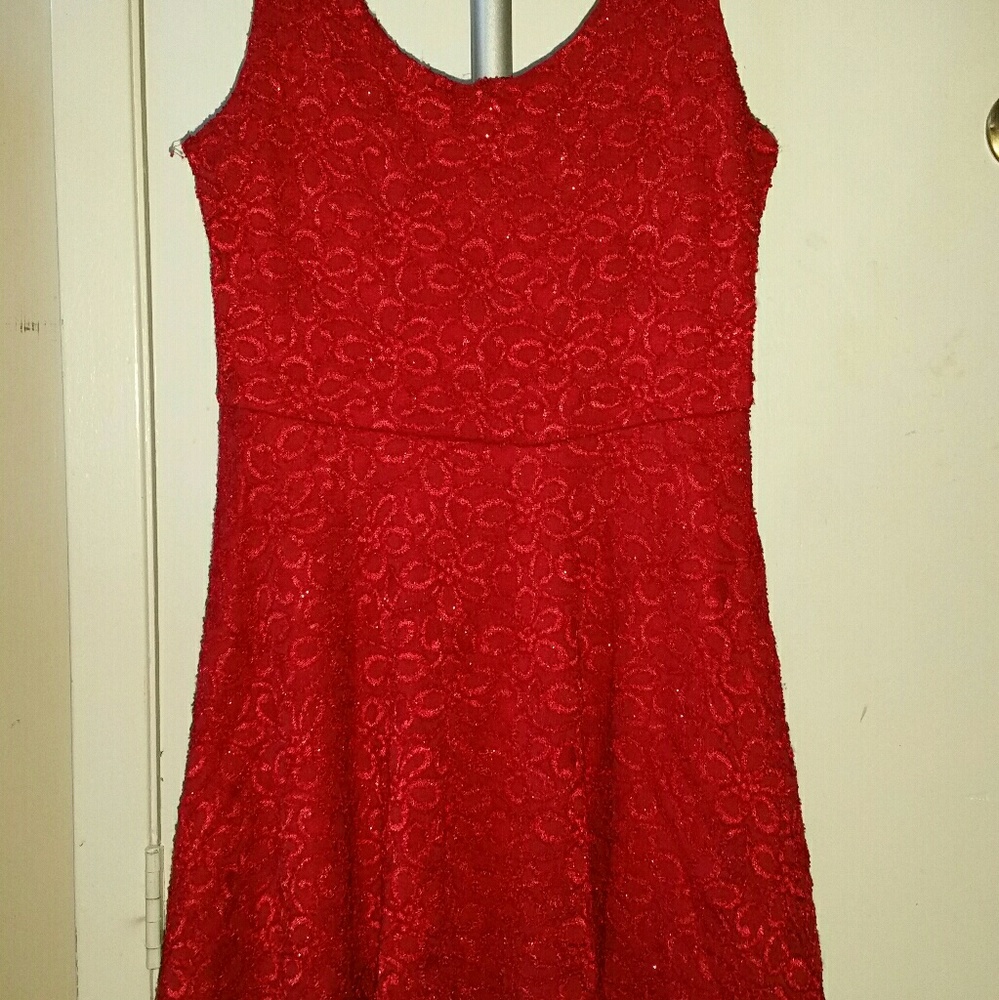 Red Lace Dress
