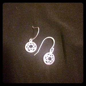 Star of David Sterling silver silpada earrings