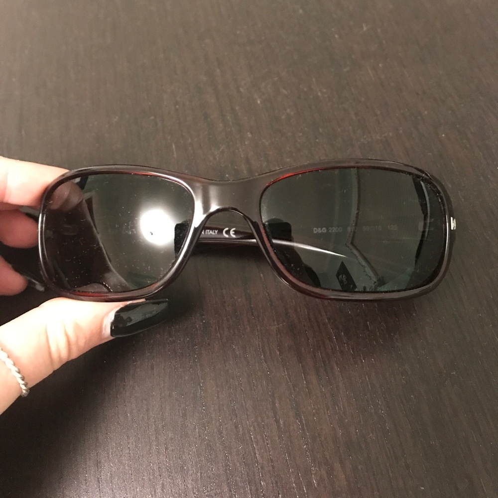 Dolce&Gabbana Dark Red Sunglasses