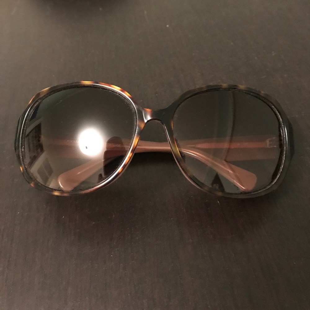 Coach Brand Brown Sunglasses and Case, Never Worn
