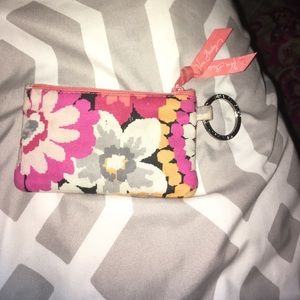 Vera Bradley warm color flower print wallet