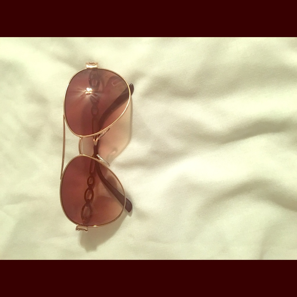 Aviator-style sunglasses