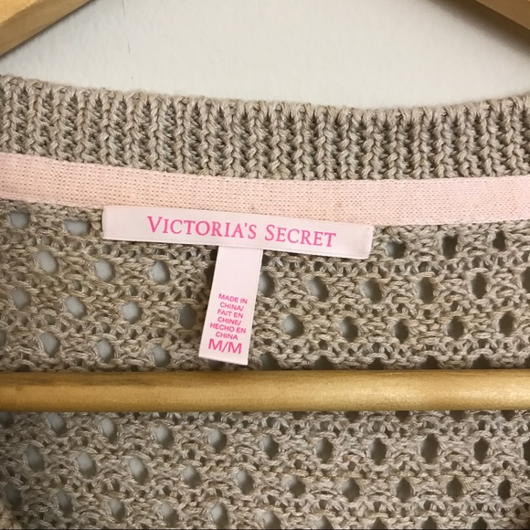 VS Airy Crochet + Knit Sweater - Side Button - Picture 4 of 6