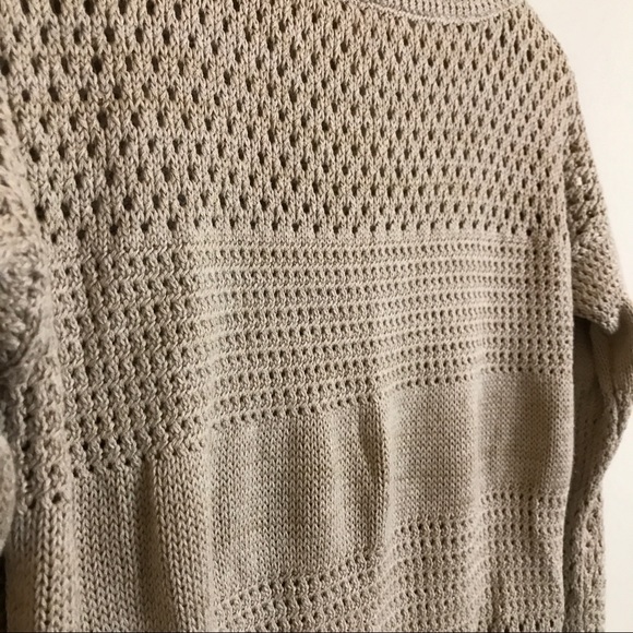 VS Airy Crochet + Knit Sweater - Side Button - Picture 5 of 6