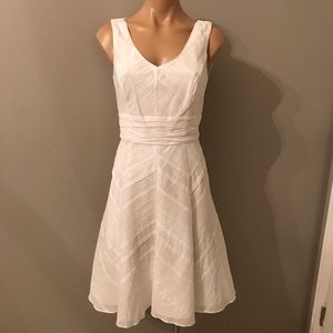 ❤️ WHITE HOUSE BLACK MARKET white summer sundress