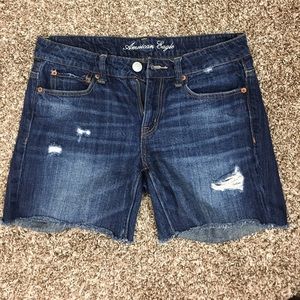 American Eagle Outfitter Distressed Jean Shorts