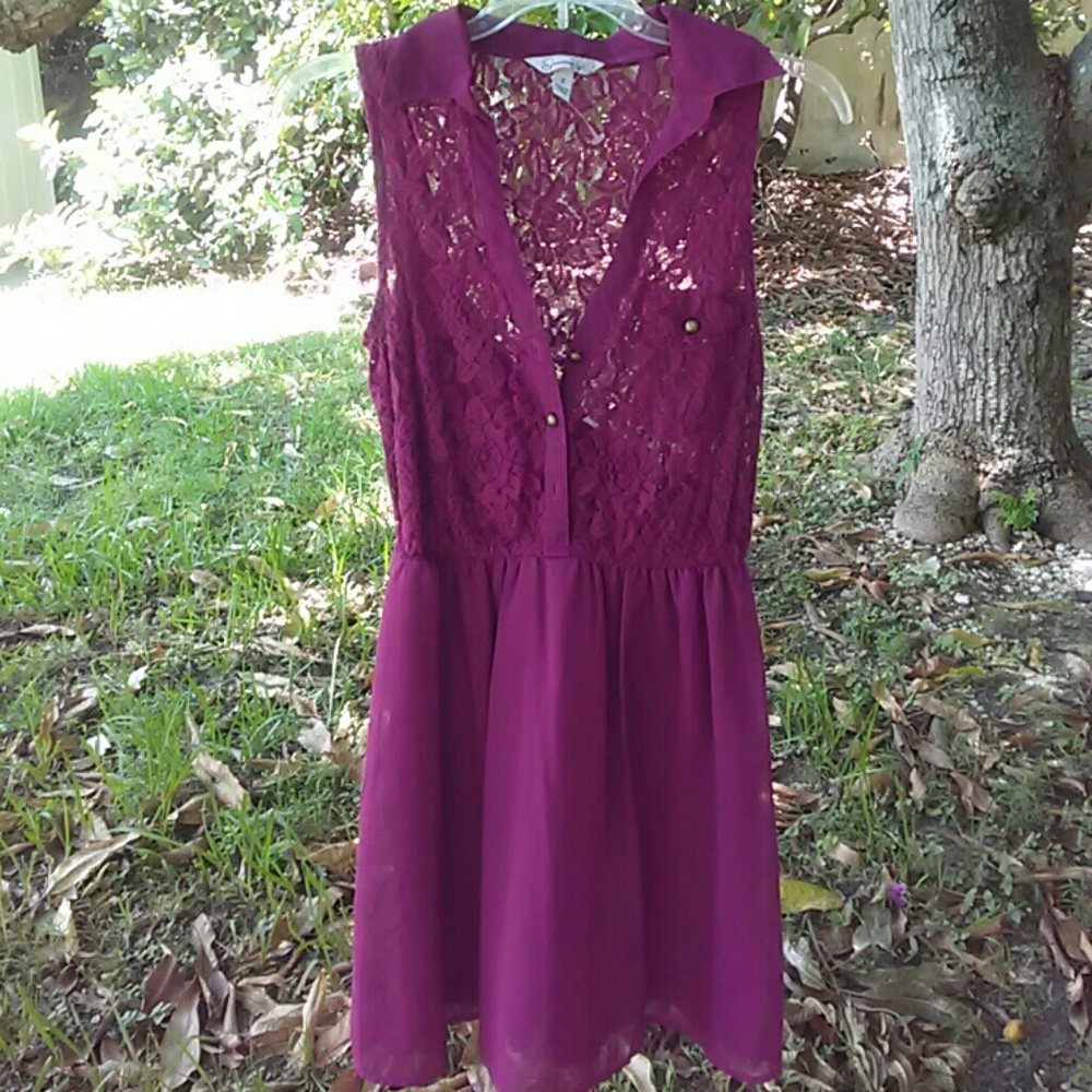 Purple Lace dress