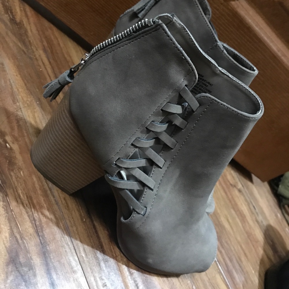 Suede/ leather booties !