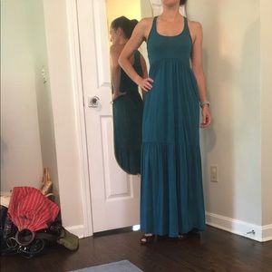 T-back maxi dress