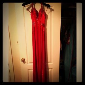 Sherri Hill Size 8 Red Dress