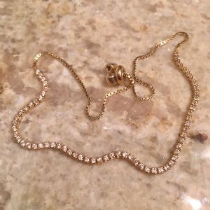 Swarovski Crystal Gold Bracelet