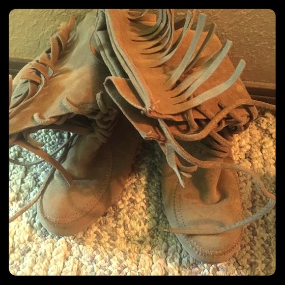 Shoes Toddler Girl Fringe Lace Up Boots Poshmark