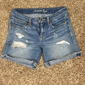 American Eagle Outfitter Distressed Jean Shorts