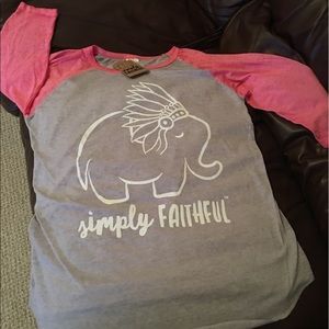 NWT Simply Faithful t-shirt
