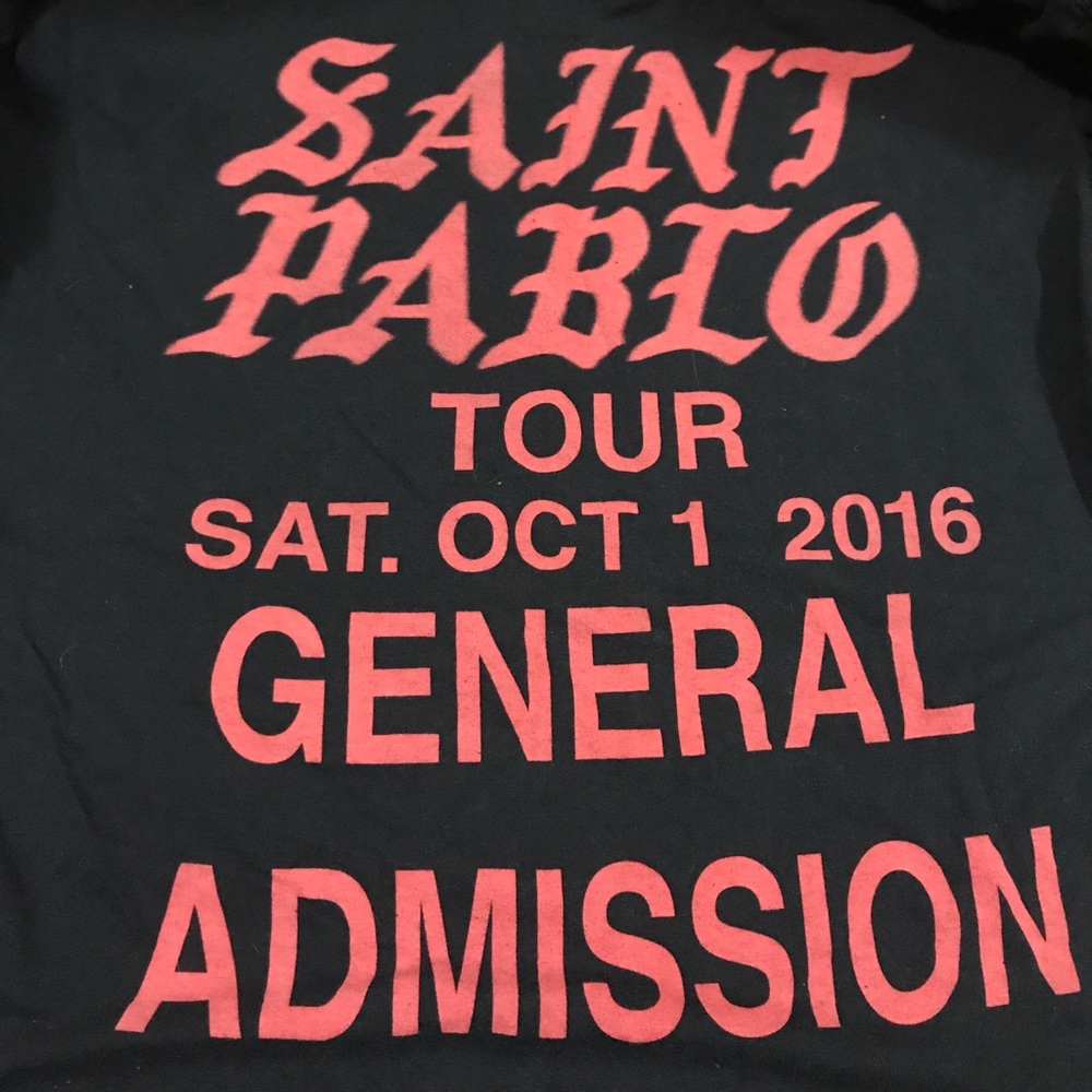 Authentic Saint Pablo tour merchandise