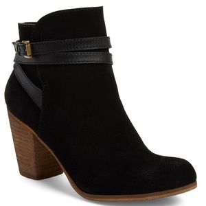 New! 🎉 BP Tandem black distressed suede bootie