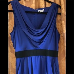 Blue office or party dress
