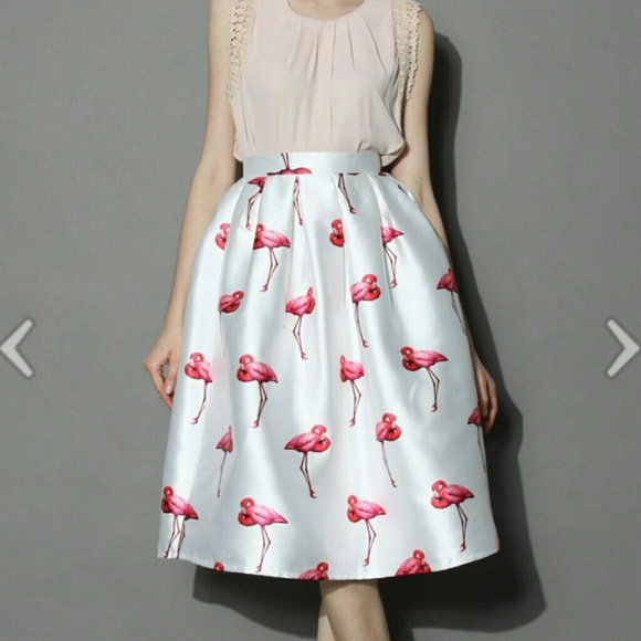chicwish Dresses & Skirts - Final price Chicwish flamingo skirt