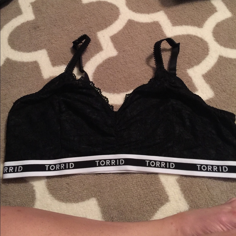 Torrid lace sports bra
