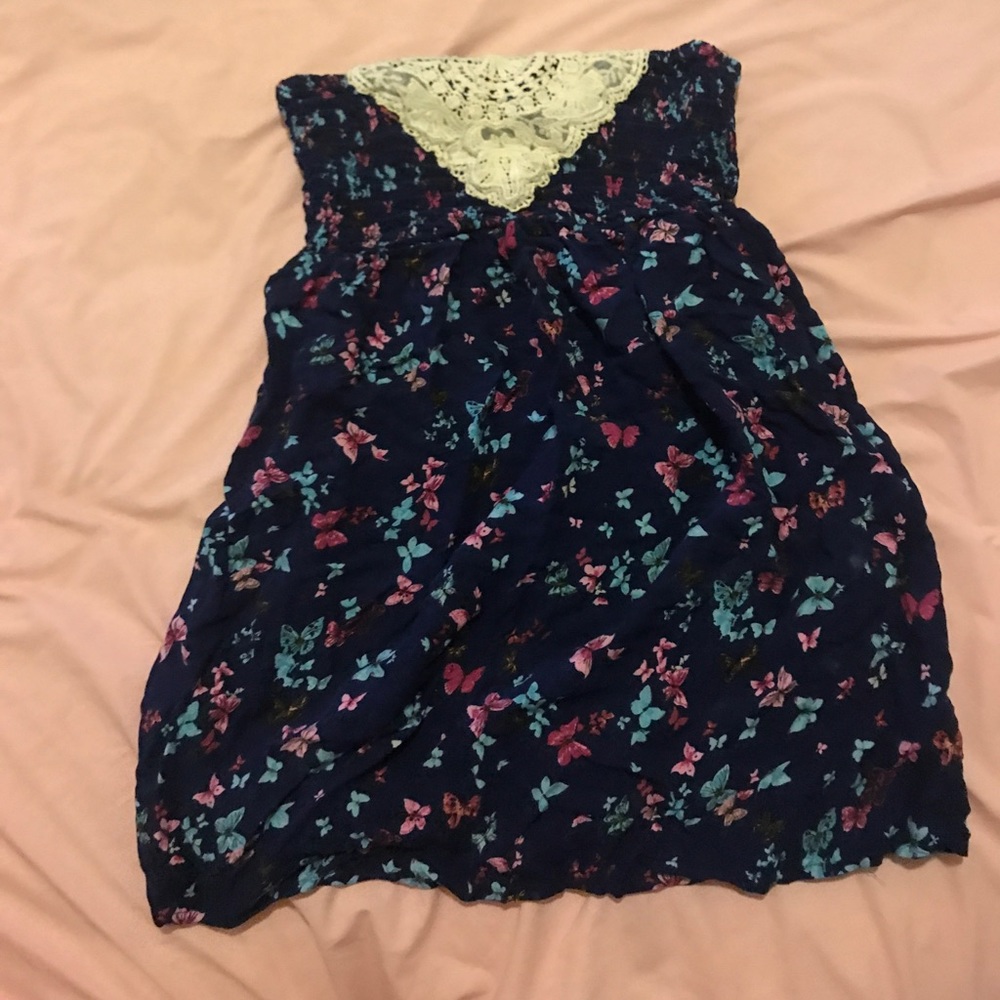 Strapless top
