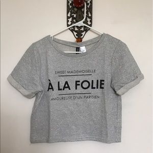 ❗️LAST CALL❗️H&M Divided French Top