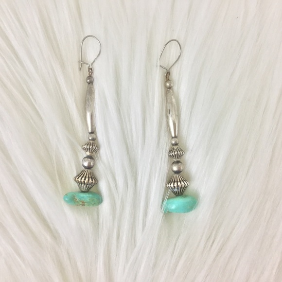 Jewelry - Sterling Silver with Turquoise Earrings