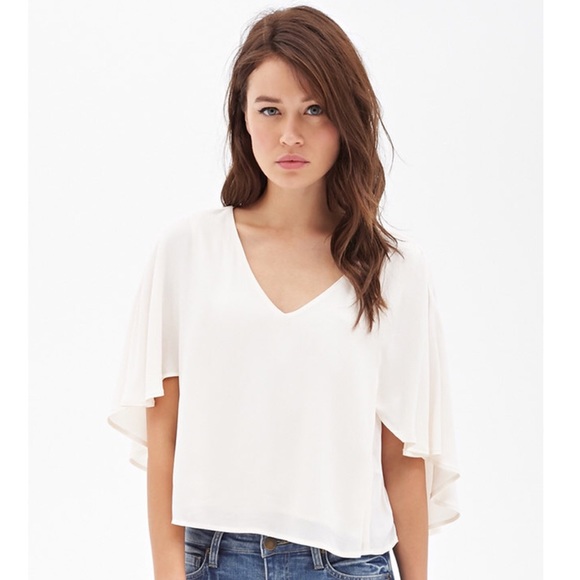 Flutter Sleeve Top - Picture 1 of 7