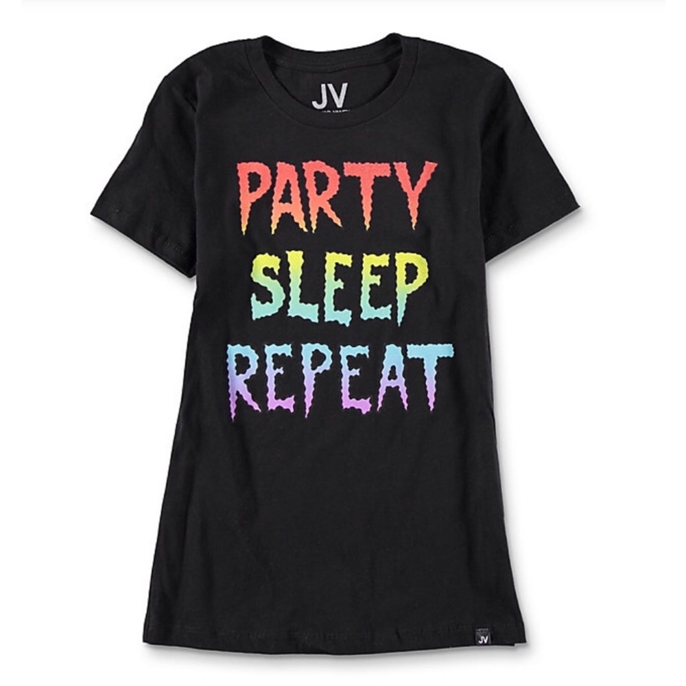 Jac Vanek Party Sleep Repeat Tee