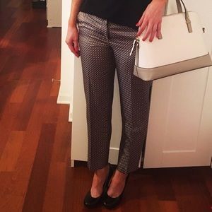 J. Crew patterned ankle pant