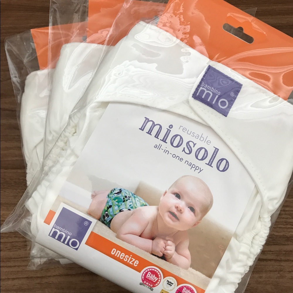 3 New Bambino Mio Cloth Diapers