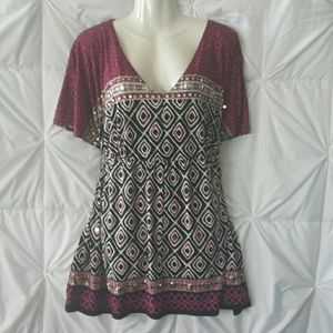 Lane Bryant Embellished Blouse