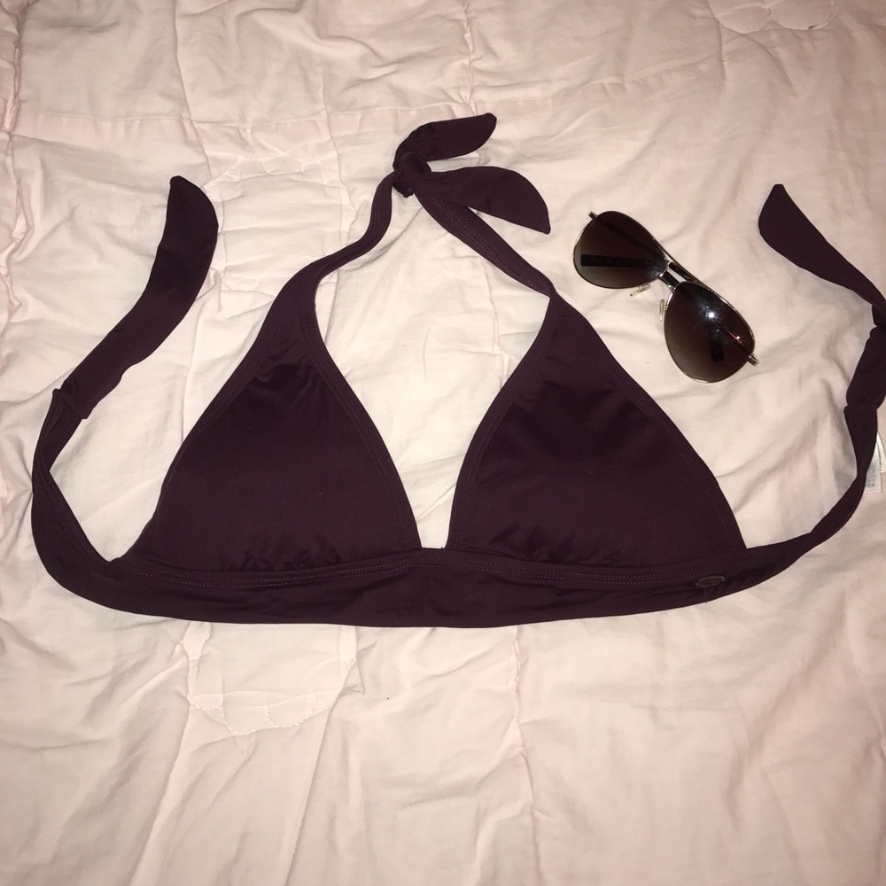 Purple bikini top