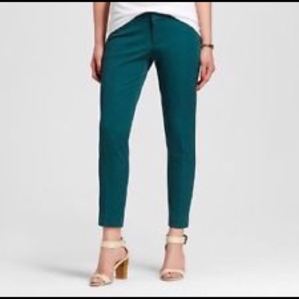 Jade Green Ankle Pants