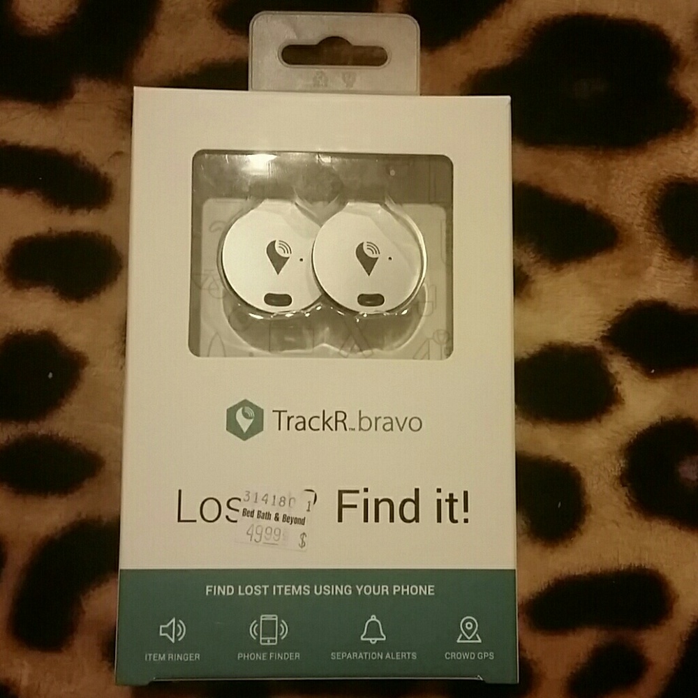 TrackR bravo curious 5 year old daughter opened it