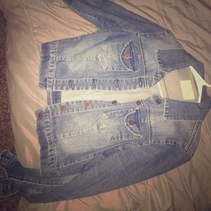 Jean jacket gently worn cheap!